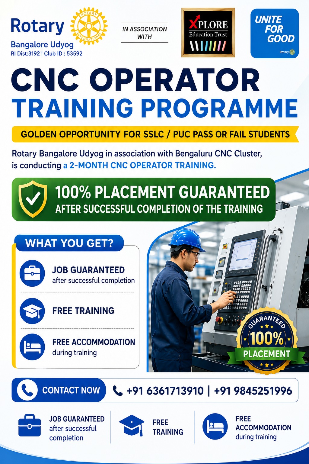Xplore Education Trust programme poster 1