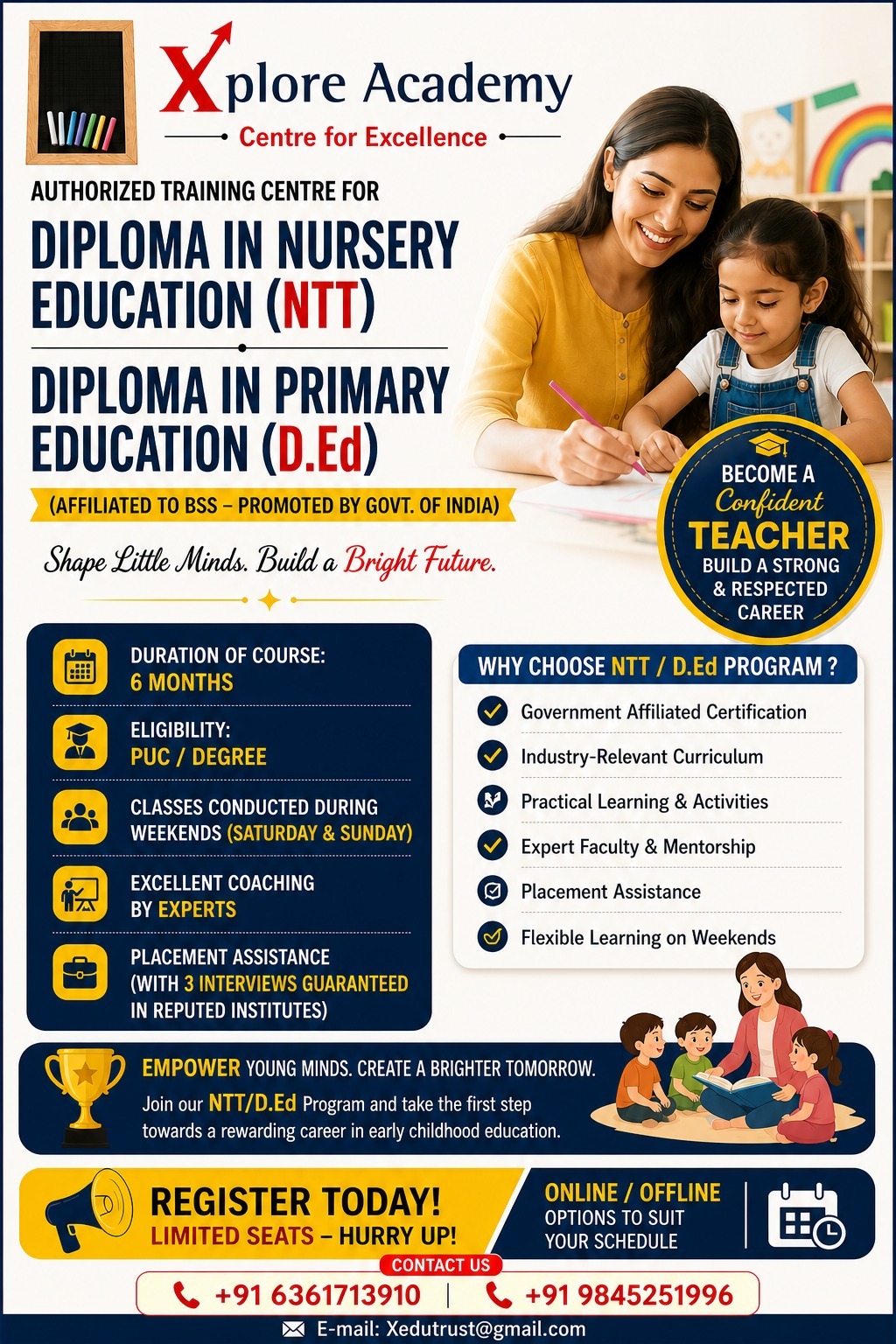 Xplore Education Trust programme poster 2