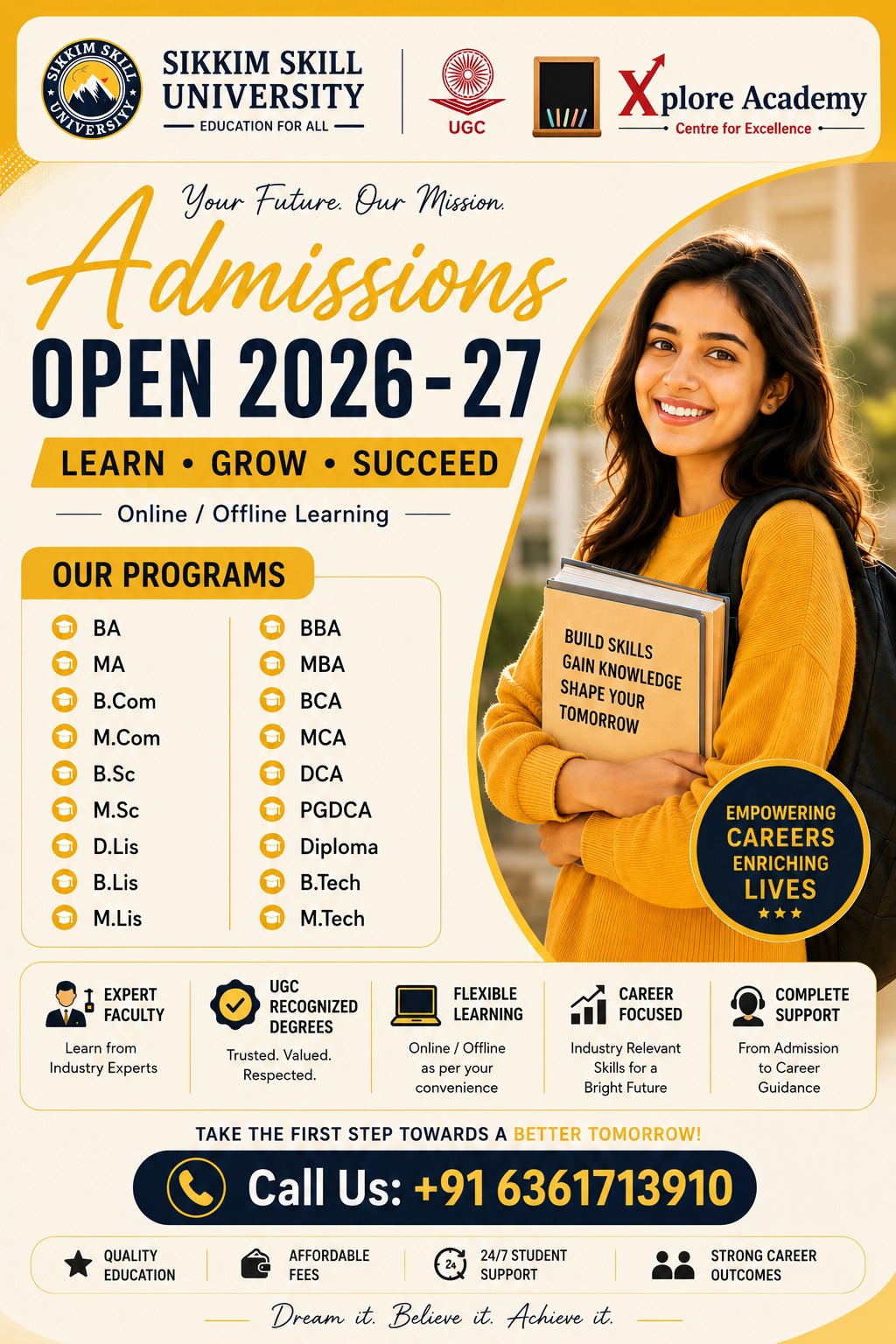 Xplore Education Trust programme poster 4