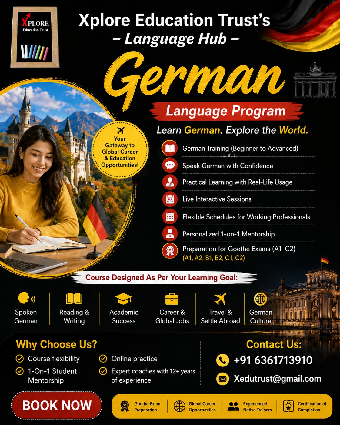 Xplore Education Trust programme poster 6